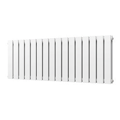 Urban Horizontal Radiator - White - Double Panel (500mm High x 1216mm Wide)