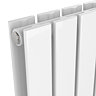 Urban Horizontal Radiator - White - Double Panel (500mm High x 456mm Wide)