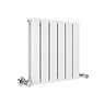 Urban Horizontal Radiator - White - Double Panel (500mm High x 456mm Wide)