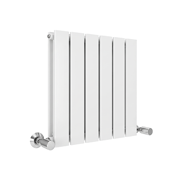 Urban Horizontal Radiator - White - Double Panel (500mm High x 456mm Wide)