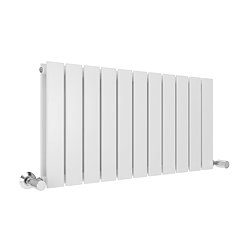 Urban Horizontal Radiator - White - Double Panel (500mm High x 836mm Wide)