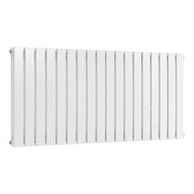 Urban Horizontal Radiator - White - Double Panel (600mm High) 1748mm Wide