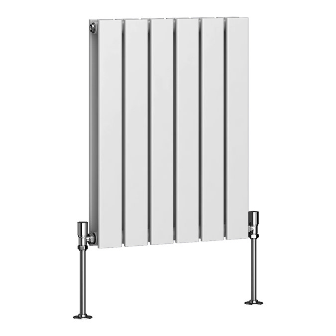 Urban Horizontal Radiator - White - Double Panel (600mm High) 456mm Wide