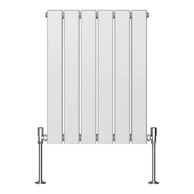 Urban Horizontal Radiator - White - Double Panel (600mm High) 456mm Wide