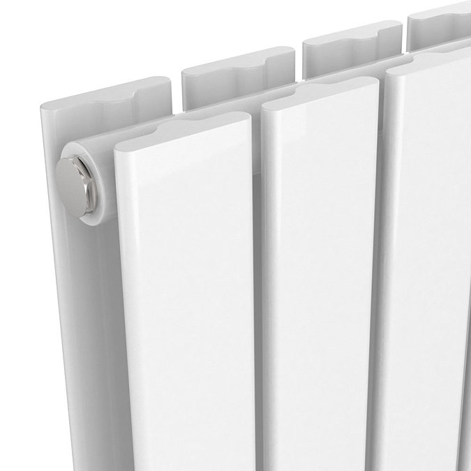 Urban Horizontal Radiator - White - Double Panel (600mm High) 456mm Wide