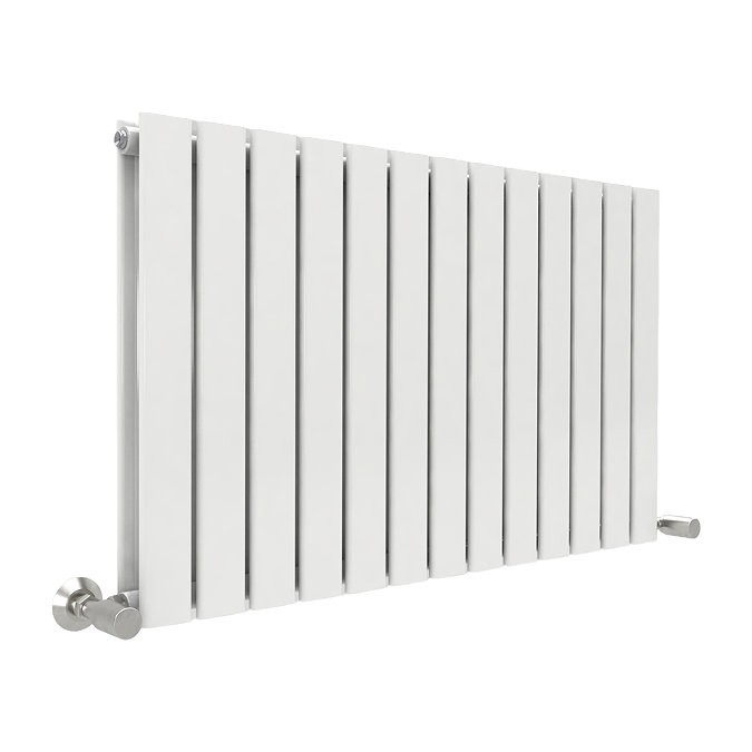 Urban Horizontal Radiator - White - Double Panel (600mm High) 988mm Wide