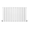 Urban Horizontal Radiator - White - Double Panel (600mm High) 988mm Wide