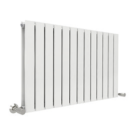 Urban Horizontal Radiator - White - Double Panel (600mm High) 988mm Wide