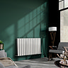 Urban Horizontal Radiator - White - Double Panel (600mm High) 988mm Wide