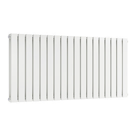 Urban Horizontal Radiator - White - Double Panel (600mm High) 1368mm Wide
