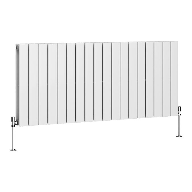 Urban Horizontal Radiator - White - Double Panel (600mm High) 1368mm Wide