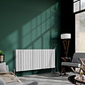 Urban Horizontal Radiator - White - Double Panel (600mm High) 1368mm Wide