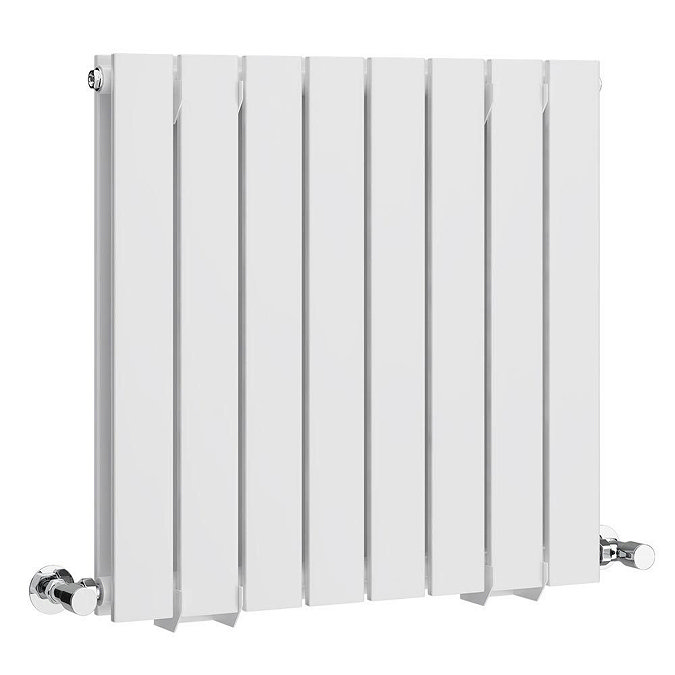 Urban Horizontal Radiator - White - Double Panel (600mm High) 608mm Wide