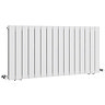 Urban Horizontal Radiator - White - Double Panel (600mm High) 1216mm Wide