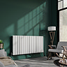 Urban Horizontal Radiator - White - Double Panel (600mm High) 1216mm Wide