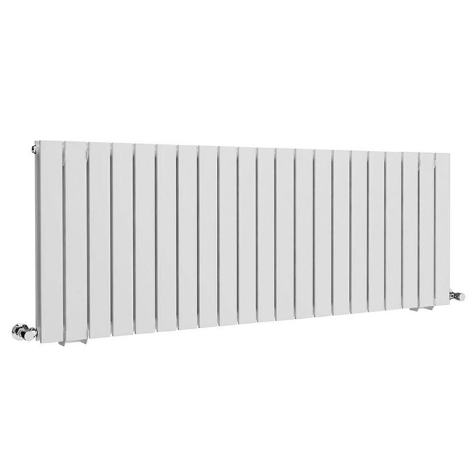 Urban Horizontal Radiator - White - Double Panel (600mm High) 1596mm Wide