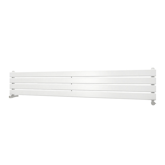 Urban Horizontal Radiator - White - Single Panel (1600mm Wide) 304mm High