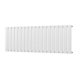 Urban Horizontal Radiator - Painted White - Single Panel (400mm High) 1368mm Wide