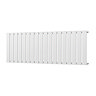 Urban Horizontal Radiator - Painted White - Single Panel (400mm High) 1368mm Wide
