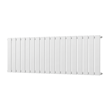 Urban Horizontal Radiator - Painted White - Single Panel (400mm High) 1368mm Wide