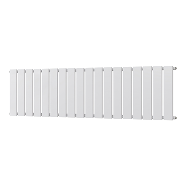 Urban Horizontal Radiator - White - Single Panel (400mm High) 1748mm Wide