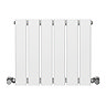 Urban Horizontal Radiator - White - Single Panel (400mm High) 456mm Wide