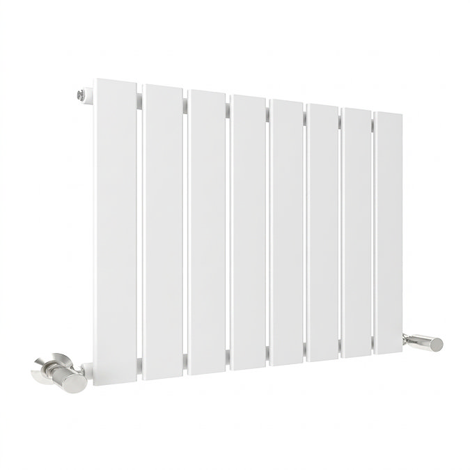 Urban Horizontal Radiator - White - Single Panel (400mm High) 608mm Wide