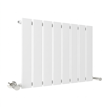Urban Horizontal Radiator - White - Single Panel (400mm High) 608mm Wide