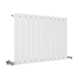 Urban Horizontal Radiator - White - Single Panel (400mm High) 836mm Wide