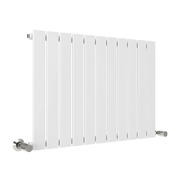 Urban Horizontal Radiator - White - Single Panel (400mm High) 836mm Wide