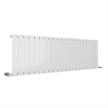 Urban Horizontal Radiator - White - Single Panel (400mm High x 1596mm Wide)