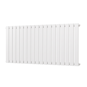 Urban Horizontal Radiator - White - Single Panel (500mm High) 1368 Wide