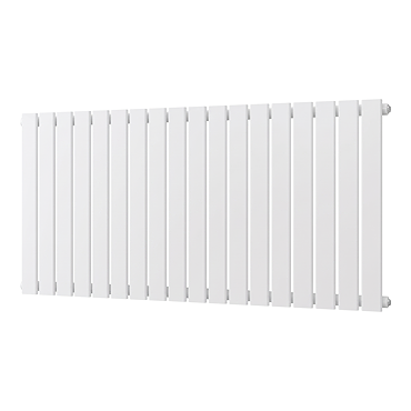 Urban Horizontal Radiator - White - Single Panel (500mm High) 1748mm Wide
