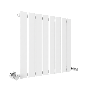 Urban Horizontal Radiator - White - Single Panel (500mm High) 608mm Wide