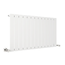 Urban Horizontal Radiator - White - Single Panel (500mm High) 988mm Wide