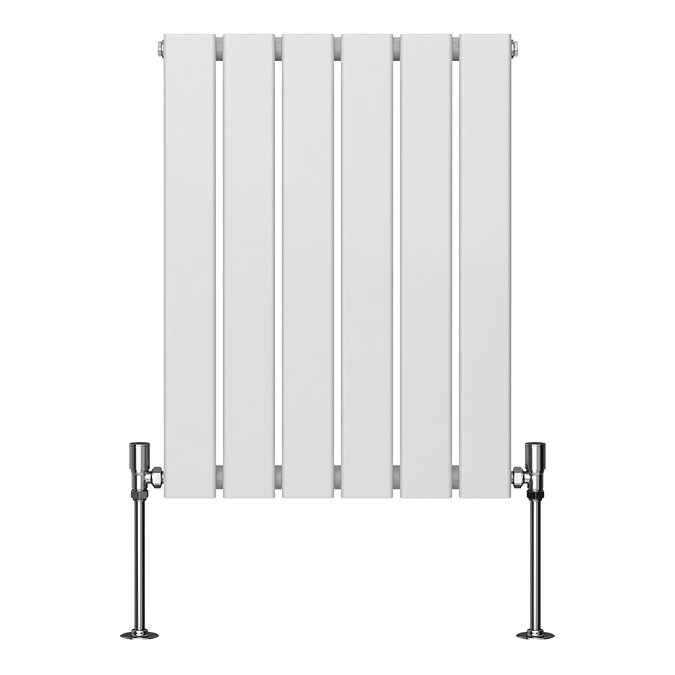 Urban Horizontal Radiator - White - Single Panel (600mm High) 456mm Wide
