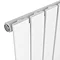 Urban Horizontal Radiator - White - Single Panel (600mm High) 456mm Wide