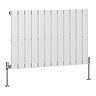 Urban Horizontal Radiator - White - Single Panel (600mm High) 988mm Wide
