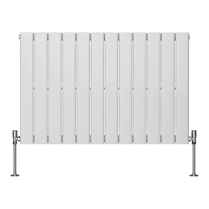 Urban Horizontal Radiator - White - Single Panel (600mm High) 988mm Wide