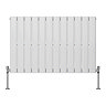 Urban Horizontal Radiator - White - Single Panel (600mm High) 988mm Wide