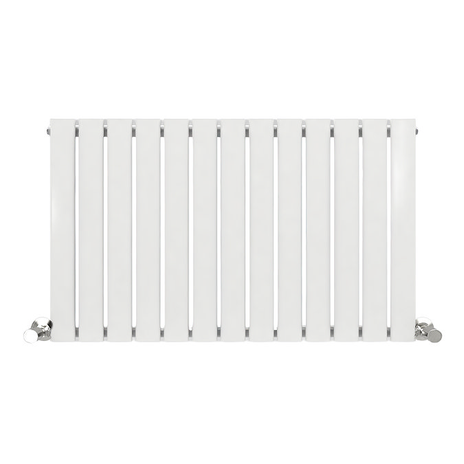 Urban Horizontal Radiator - White - Single Panel (600mm High) 988mm Wide