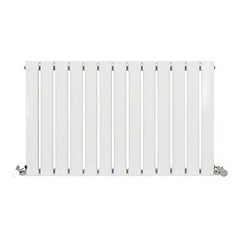 Urban Horizontal Radiator - White - Single Panel (600mm High) 988mm Wide