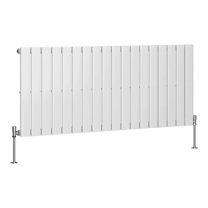 Urban Horizontal Radiator - White - Single Panel (600mm High) 1368mm Wide