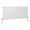 Urban Horizontal Radiator - White - Single Panel (600mm High) 1368mm Wide