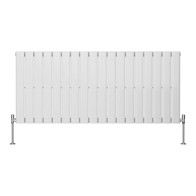 Urban Horizontal Radiator - White - Single Panel (600mm High) 1368mm Wide