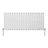 Urban Horizontal Radiator - White - Single Panel (600mm High) 1368mm Wide