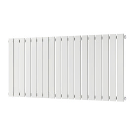 Urban Horizontal Radiator - White - Single Panel (600mm High) 1368mm Wide
