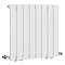 Urban Horizontal Radiator - White - Single Panel (600mm High) 608mm Wide