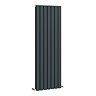 Urban Vertical Radiator - Anthracite - Double Panel (1600mm High) 532mm Wide