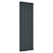 Urban Vertical Radiator - Anthracite - Double Panel (1600mm High) 532mm Wide